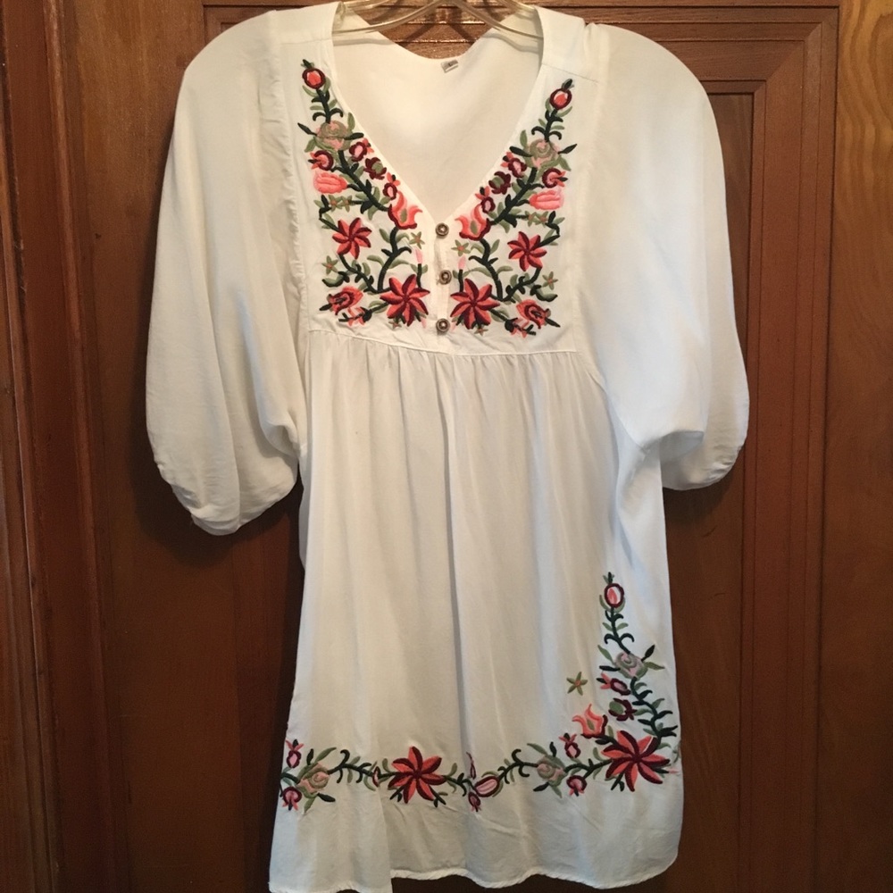 Embroidered Renaissance Top